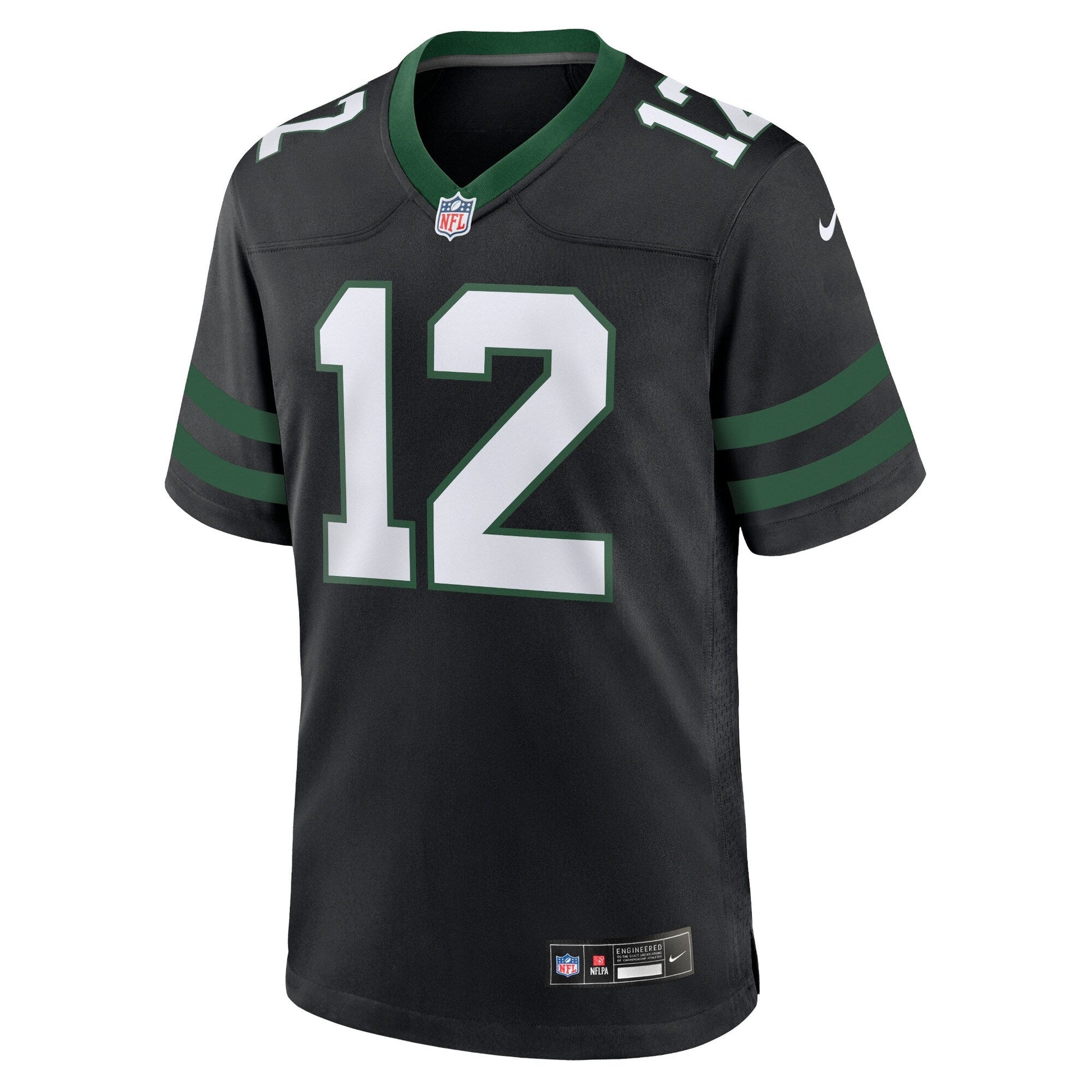 Joe Namath New York Jets Alternate Retired Game Jersey - Legacy Black football jersey product view 2