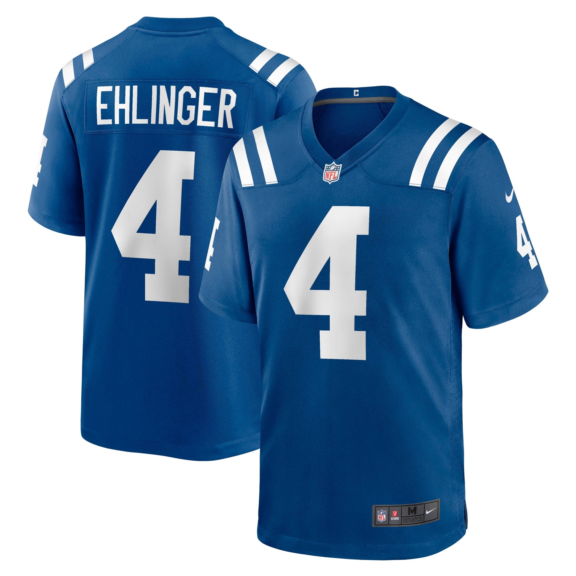 Sam Ehlinger Indianapolis Colts Game Jersey - Royal football jersey product view 1