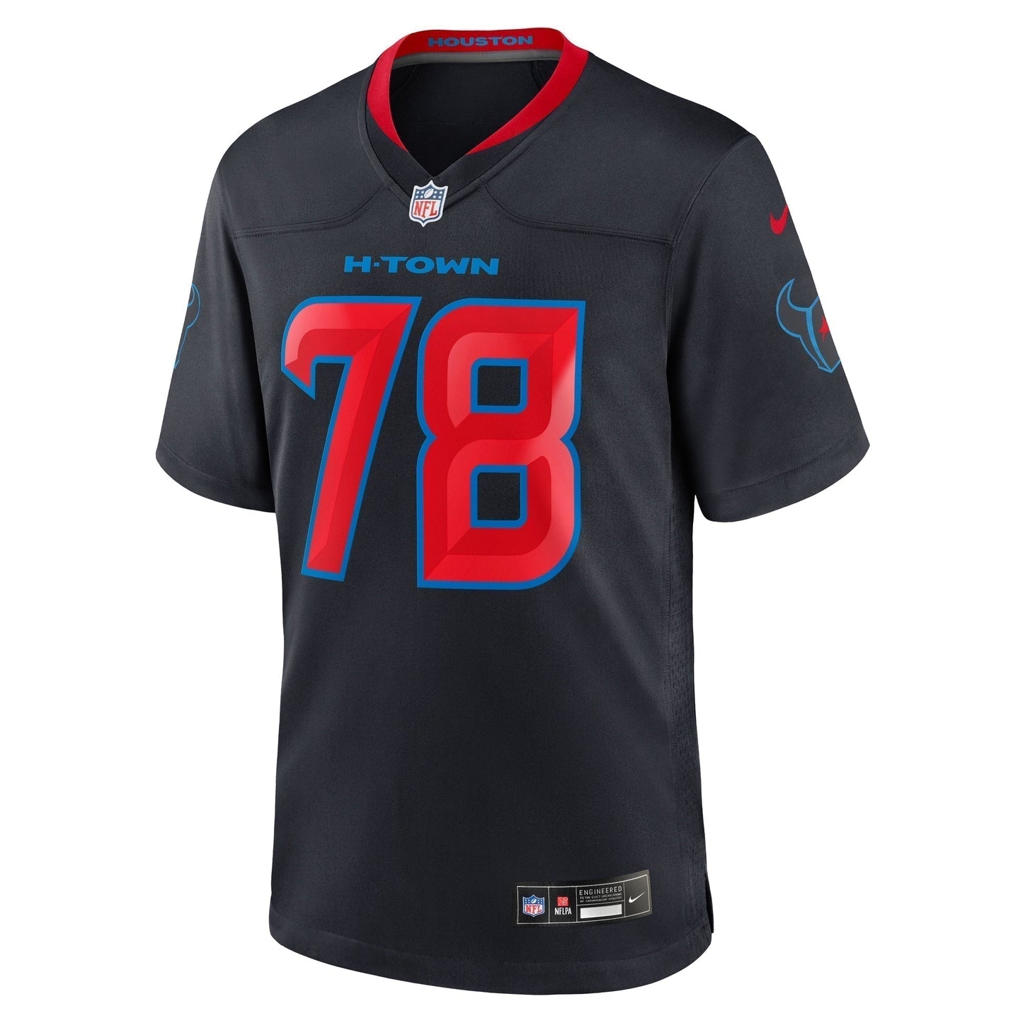 Laremy Tunsil Houston Texans 2nd Alternate Game Jersey - Navy football jersey product view 2