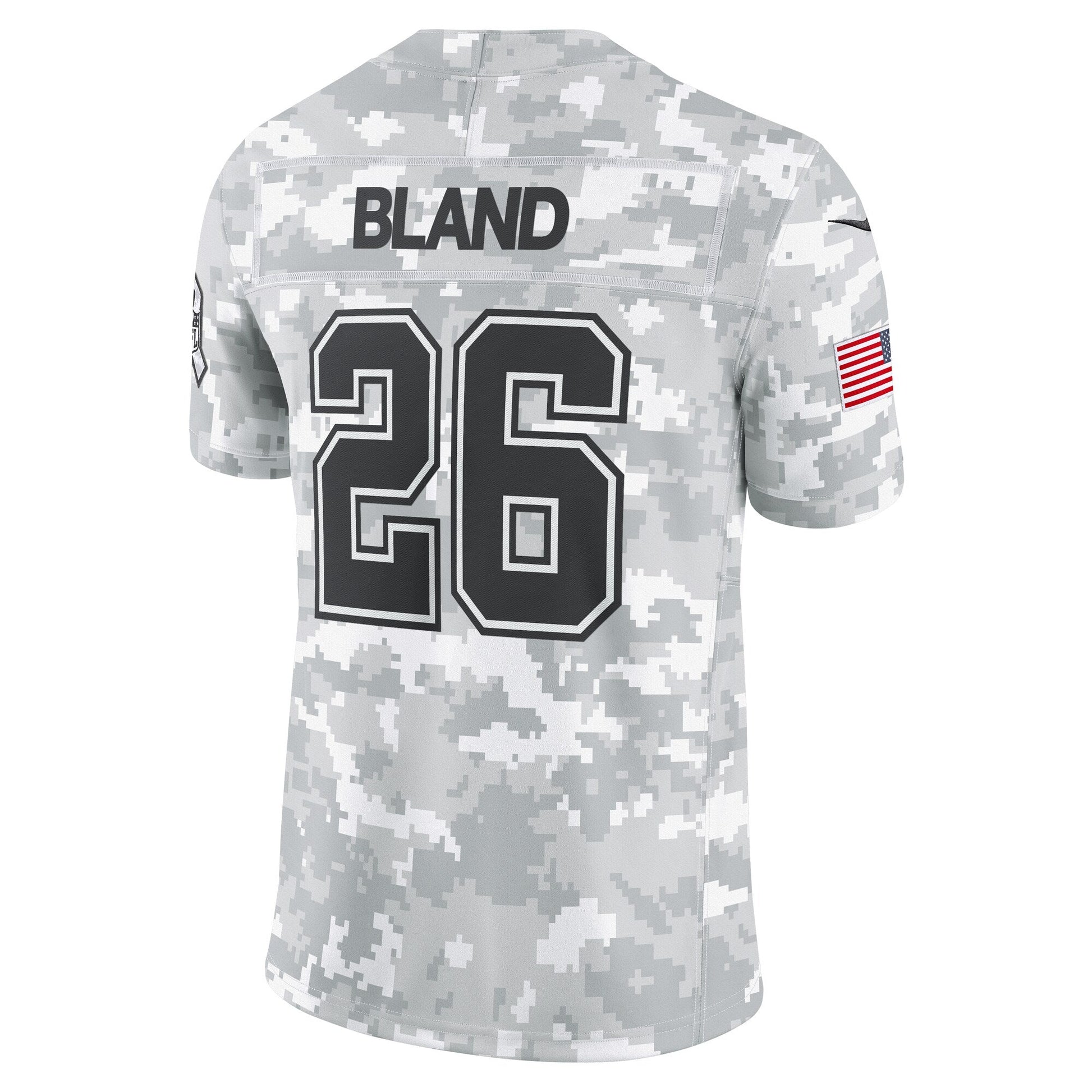DaRon Bland Dallas Cowboys 2024 Salute to Service Limited Jersey - Arctic Camo football jersey product view 3