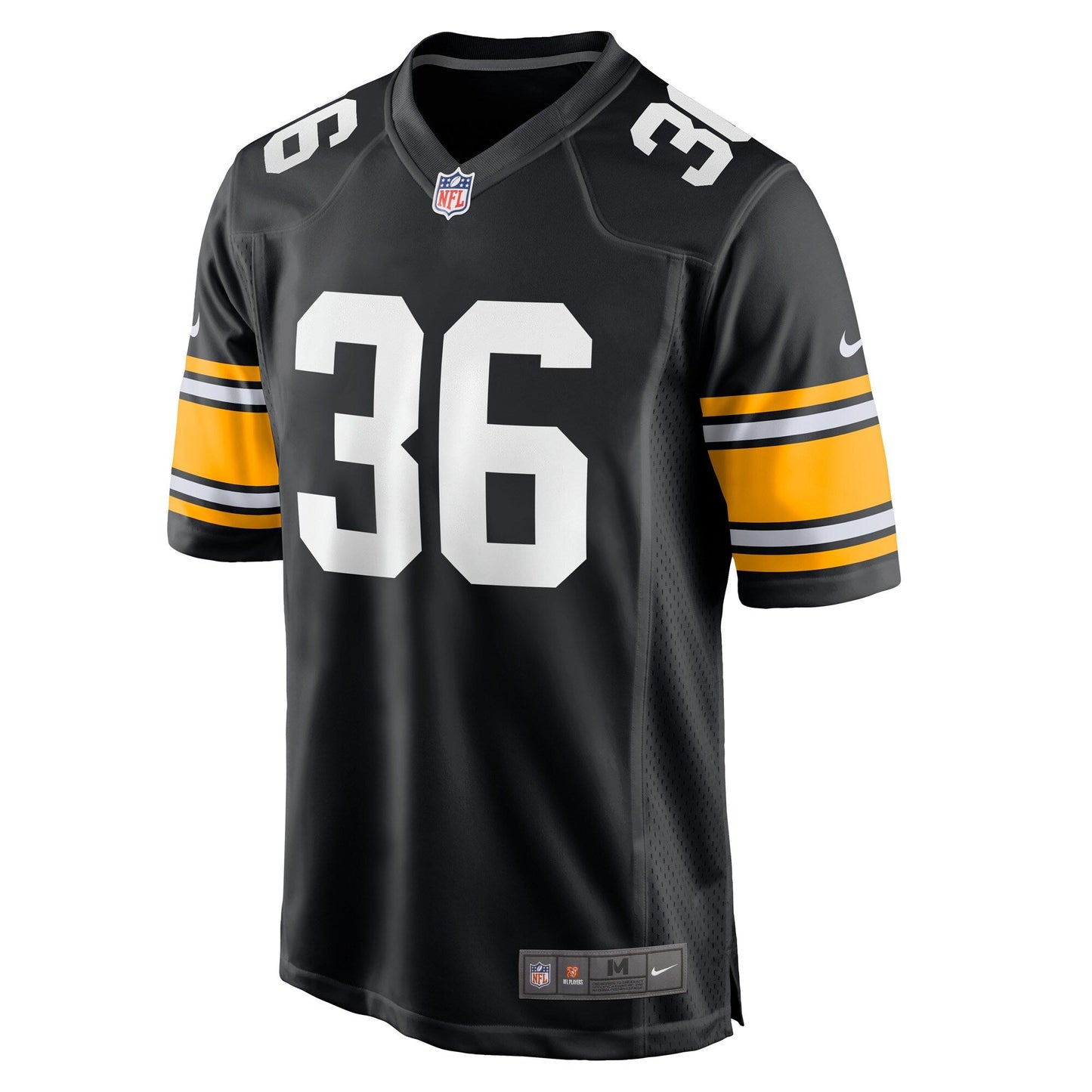 Jerome Bettis Pittsburgh Steelers Retired Jersey - Black football jersey product view 2