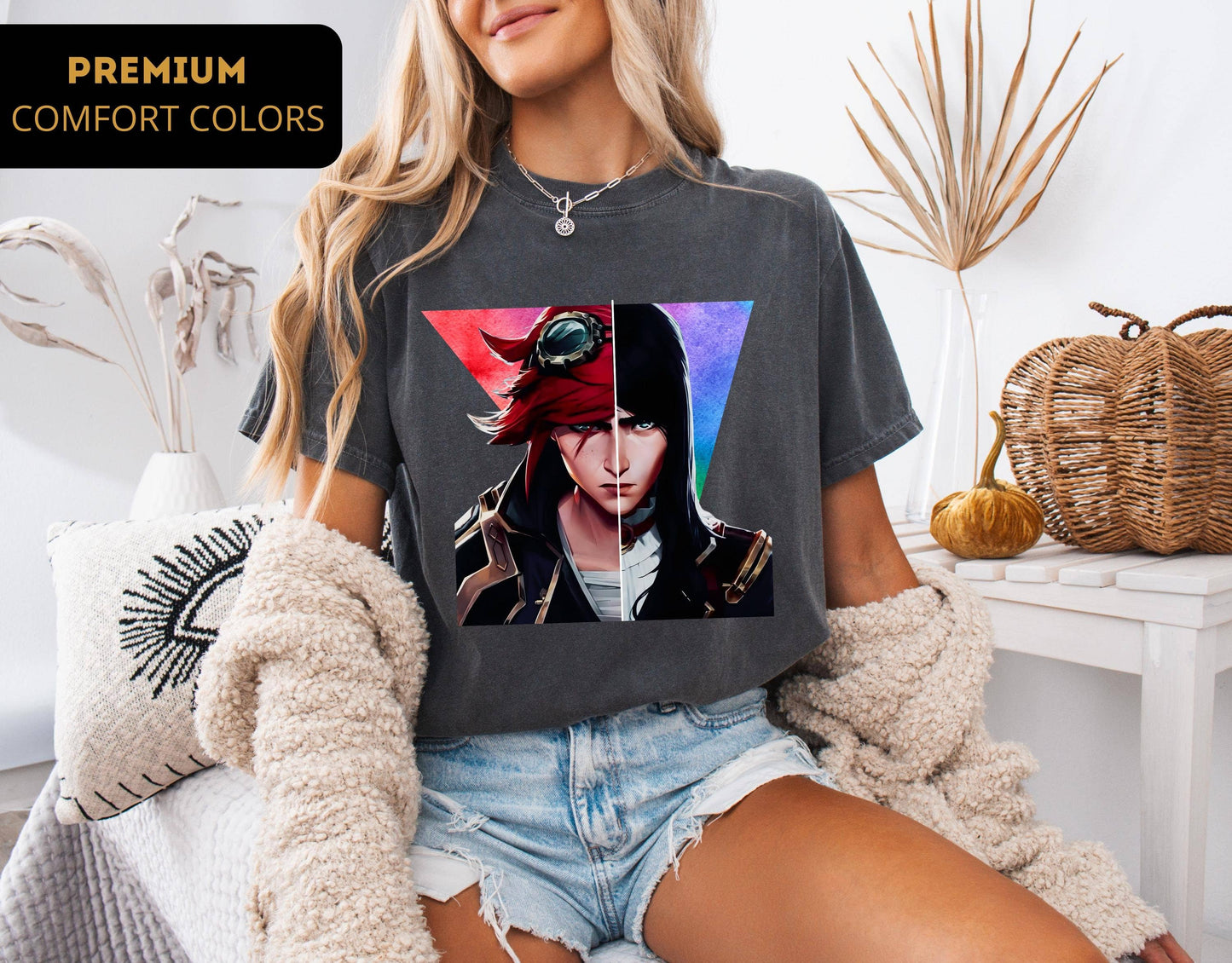 Arcane Champion Vi Inspired Graphic Unisex Tee For Fans Unisex T-shirt, Sweatshirt, Hoodie, Long Sleeve Tee - T-Shirt, Sweatshirt, Hoodie