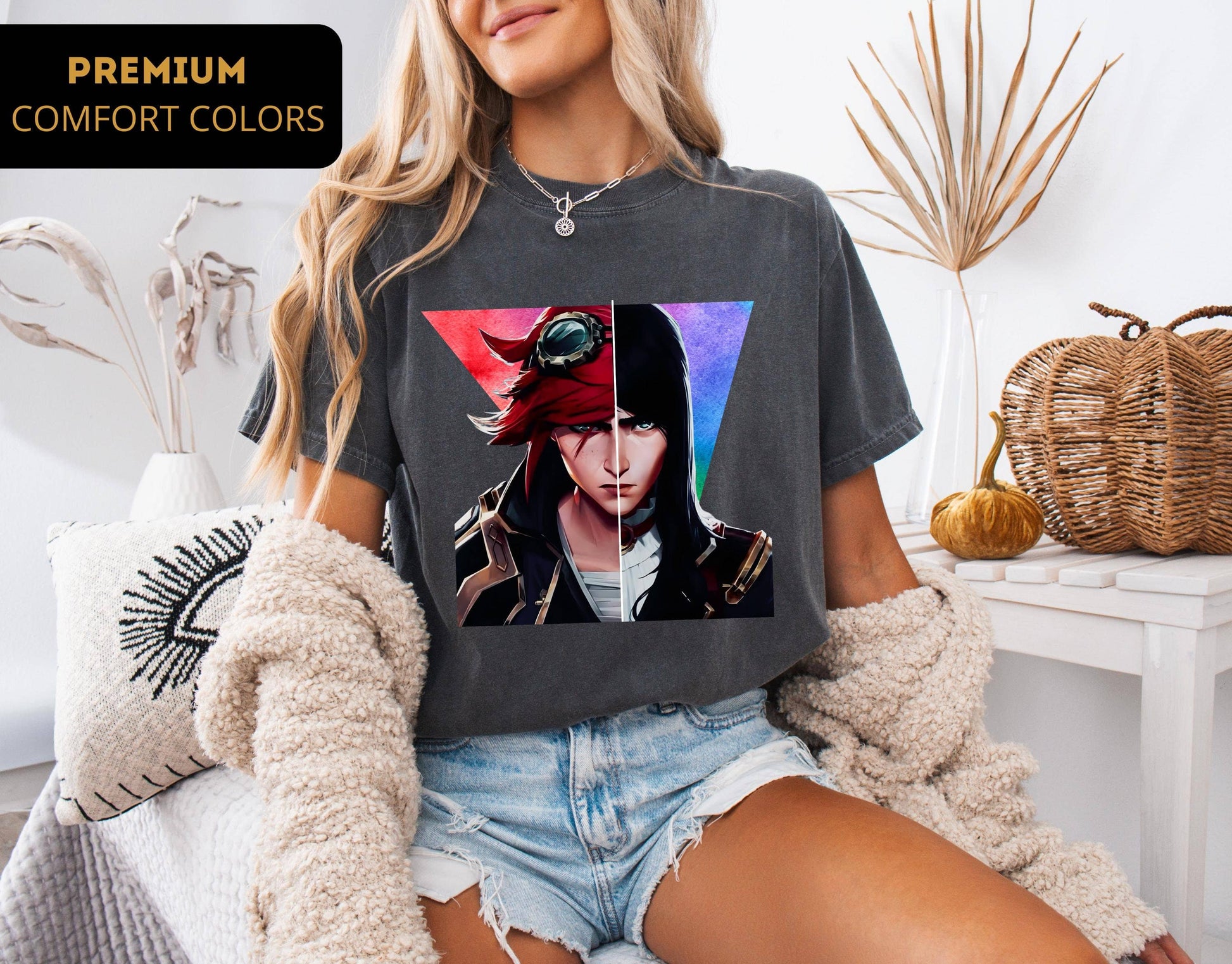 Arcane Champion Vi Inspired Graphic Unisex Tee For Fans Unisex T-shirt, Sweatshirt, Hoodie, Long Sleeve Tee - T-Shirt, Sweatshirt, Hoodie