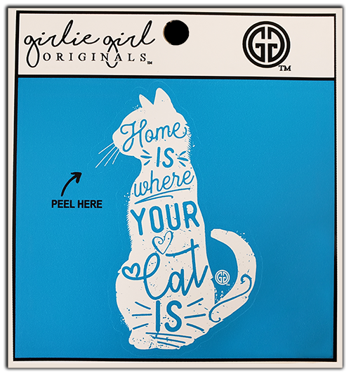 Decal/Sticker Where Your Cat Is 2123 Unisex T-shirt, Sweatshirt, Hoodie, Long Sleeve Tee - T-Shirt, Sweatshirt, Hoodie