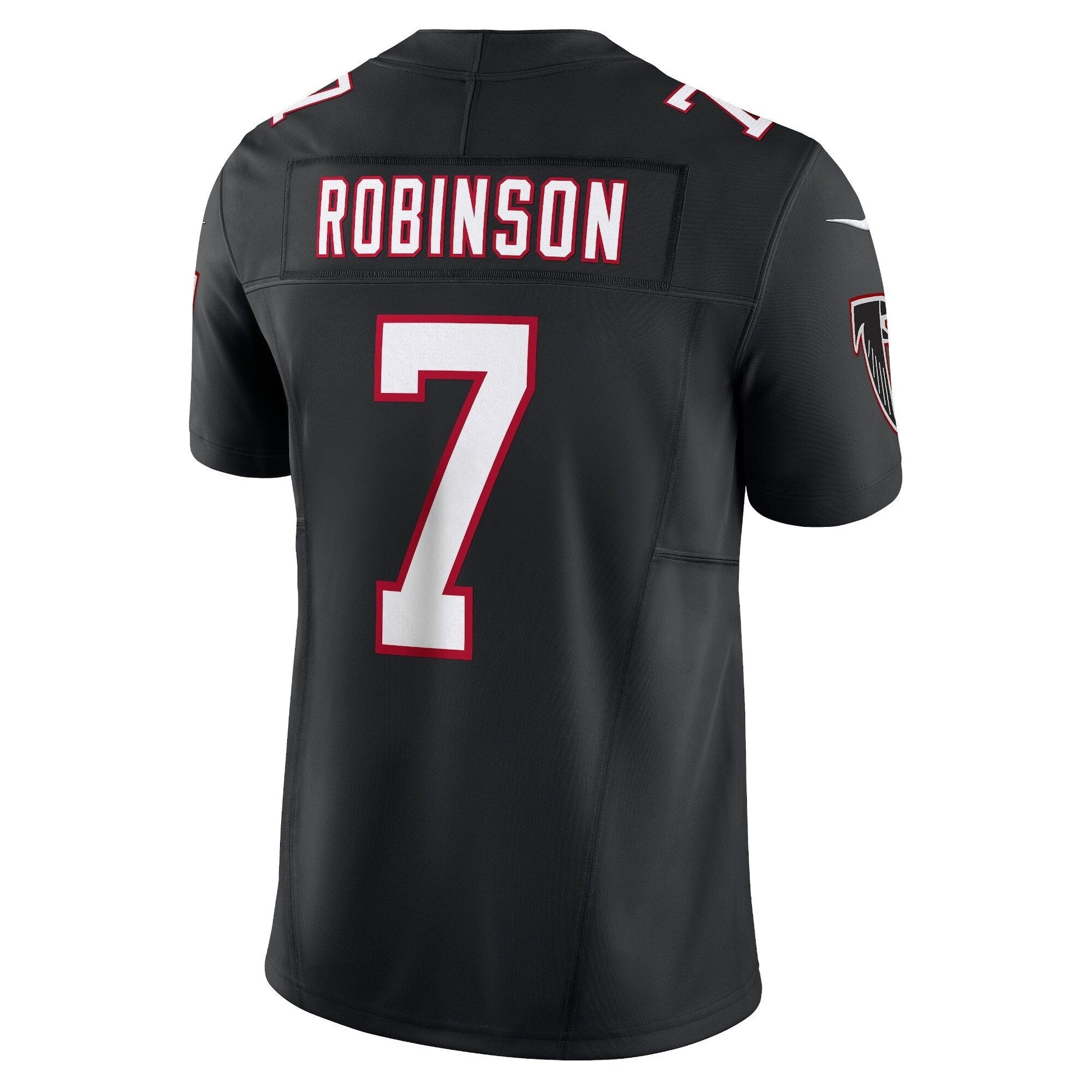 Bijan Robinson Atlanta Falcons Alternate Vapor F.U.S.E. Limited Jersey - Black football jersey product view 3