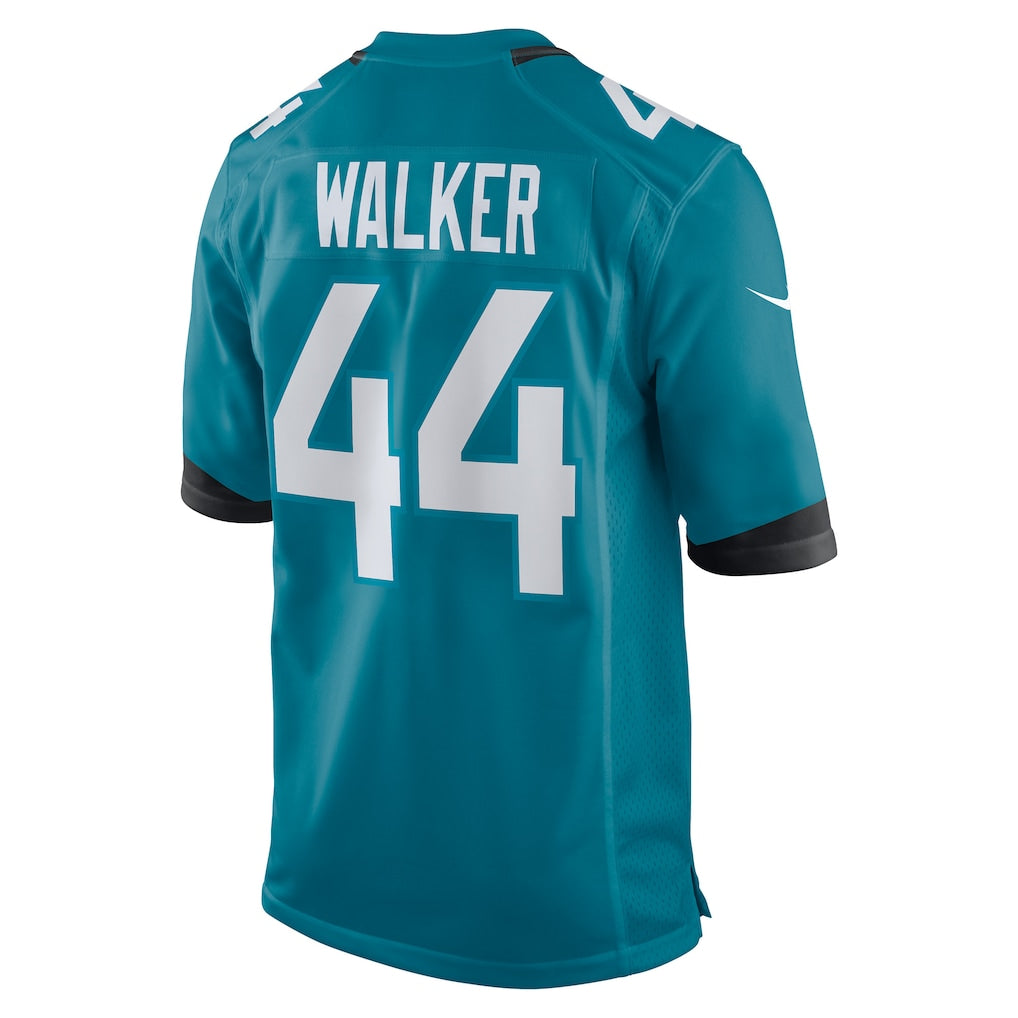 J.Jaguars #44 Travon Walker Teal Player Game Jersey football jersey product view 1