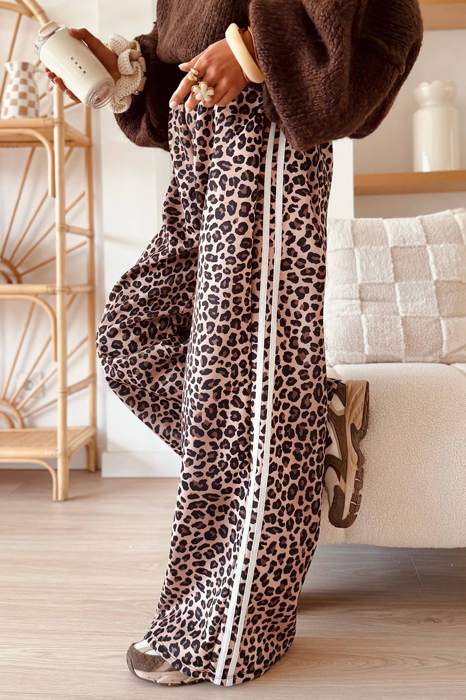 66 Classic Leopard Print High Waist Wide Leg Pants (S-Xl) Unisex T-shirt, Sweatshirt, Hoodie, Long Sleeve Tee - T-Shirt, Sweatshirt, Hoodie