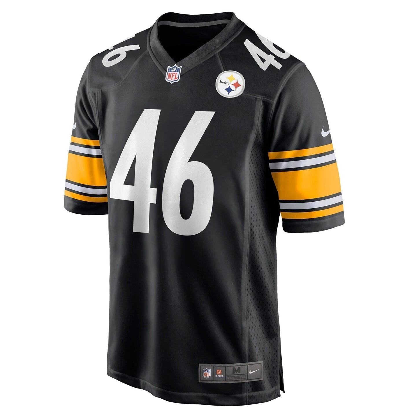 Christian Kuntz Pittsburgh Steelers Game Jersey - Black football jersey product view 2