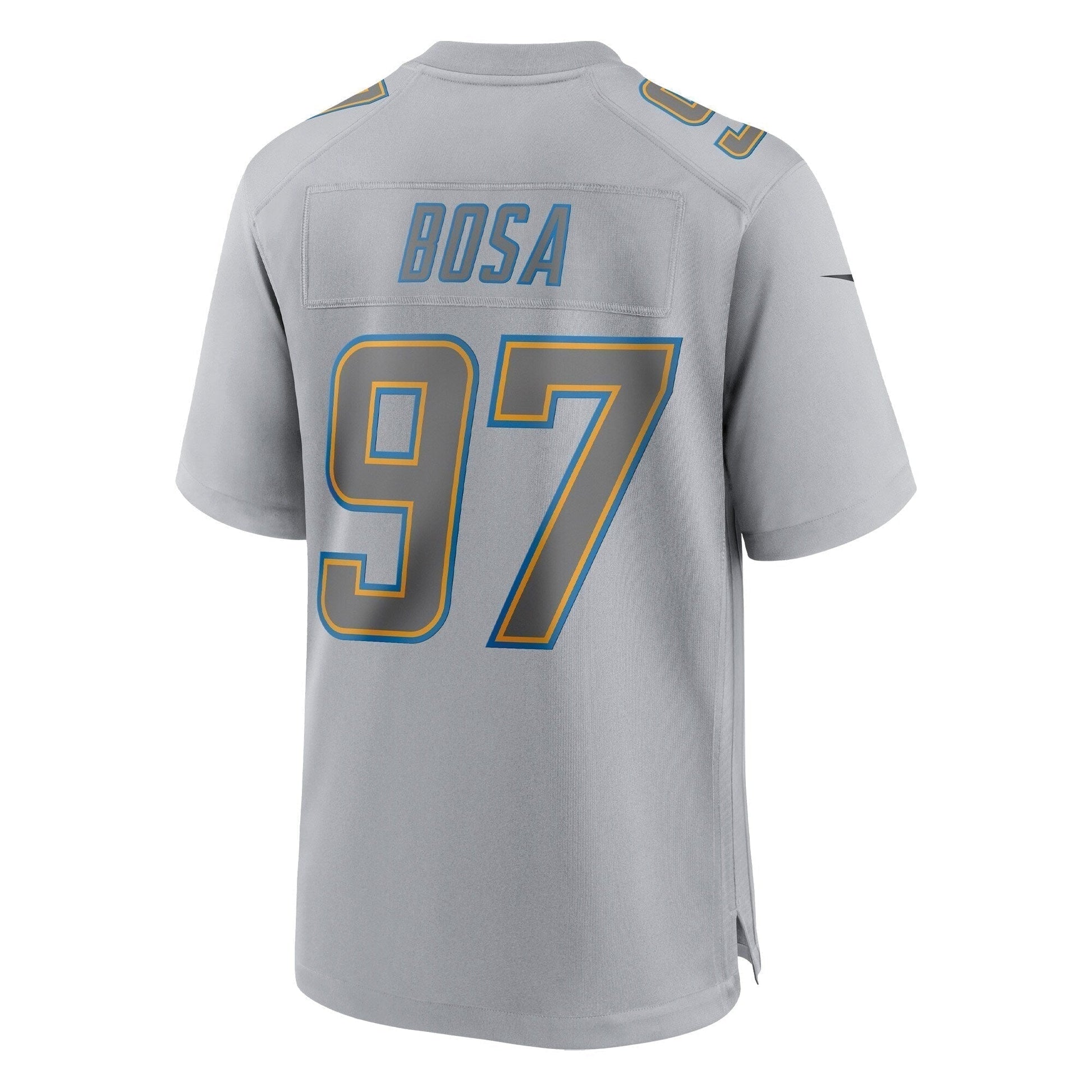 Joey Bosa Los Angeles Chargers Atmosphere Fashion Game Jersey - Gray football jersey product view 3