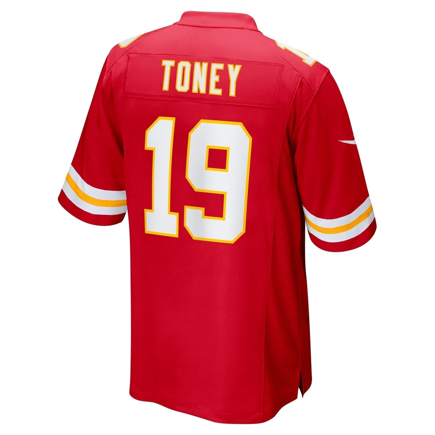 Kadarius Toney Kansas City Chiefs Game Jersey - Red football jersey product view 3