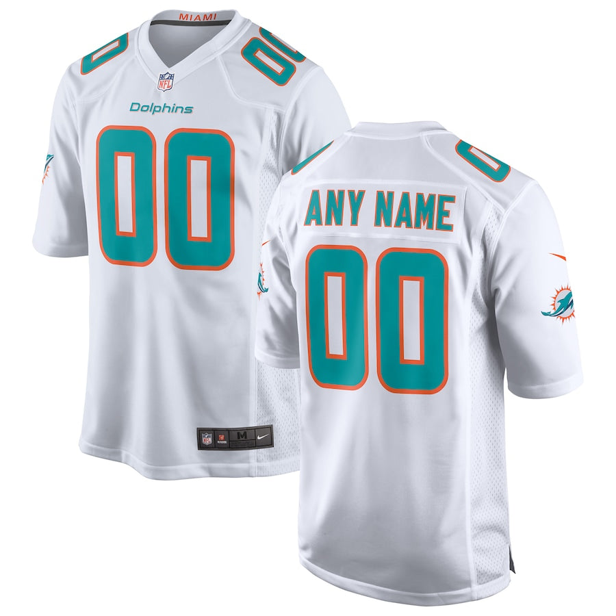 Custom Miami Dolphins Jersey football jersey product view 1