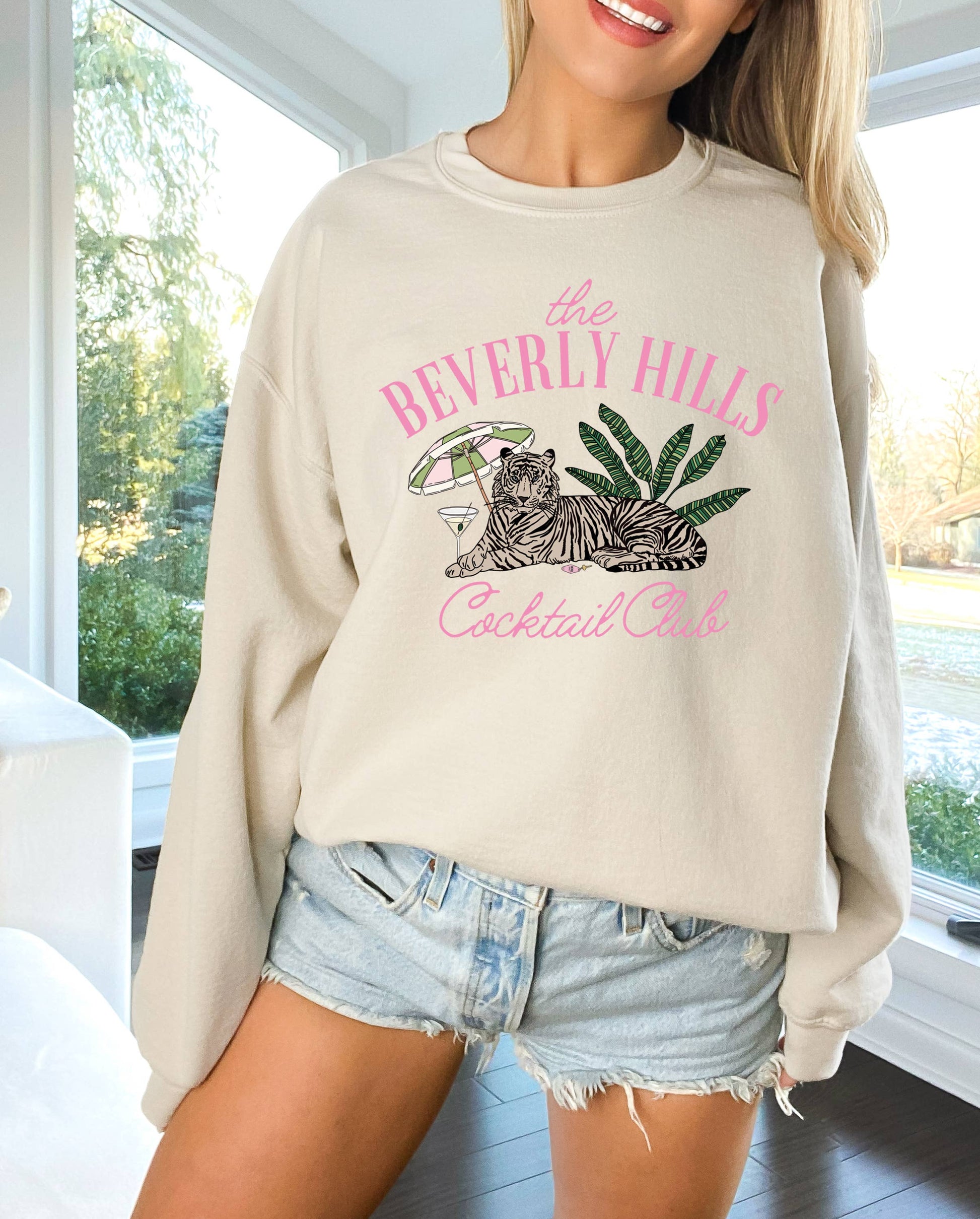 Beverly Hills Cocktail Club, Cocktail Club Sweatshirt Unisex T-shirt, Sweatshirt, Hoodie, Long Sleeve Tee - T-Shirt, Sweatshirt, Hoodie