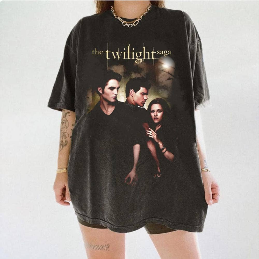 Twilight Saga Movie Tee, Retro Homage Shirt Unisex T-shirt, Sweatshirt, Hoodie, Long Sleeve Tee - T-Shirt, Sweatshirt, Hoodie