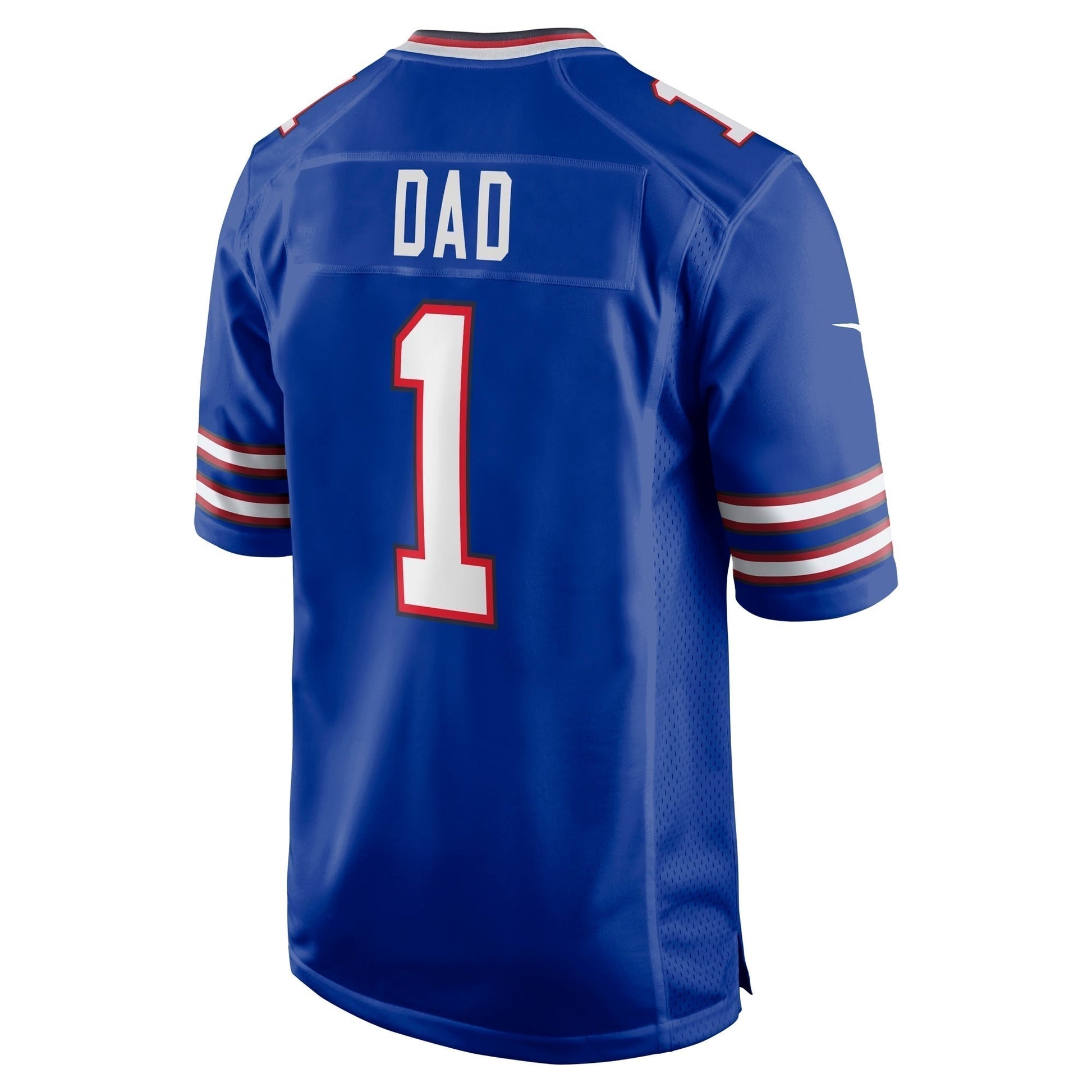 Number 1 Dad Buffalo Bills Game Jersey - Royal football jersey product view 3