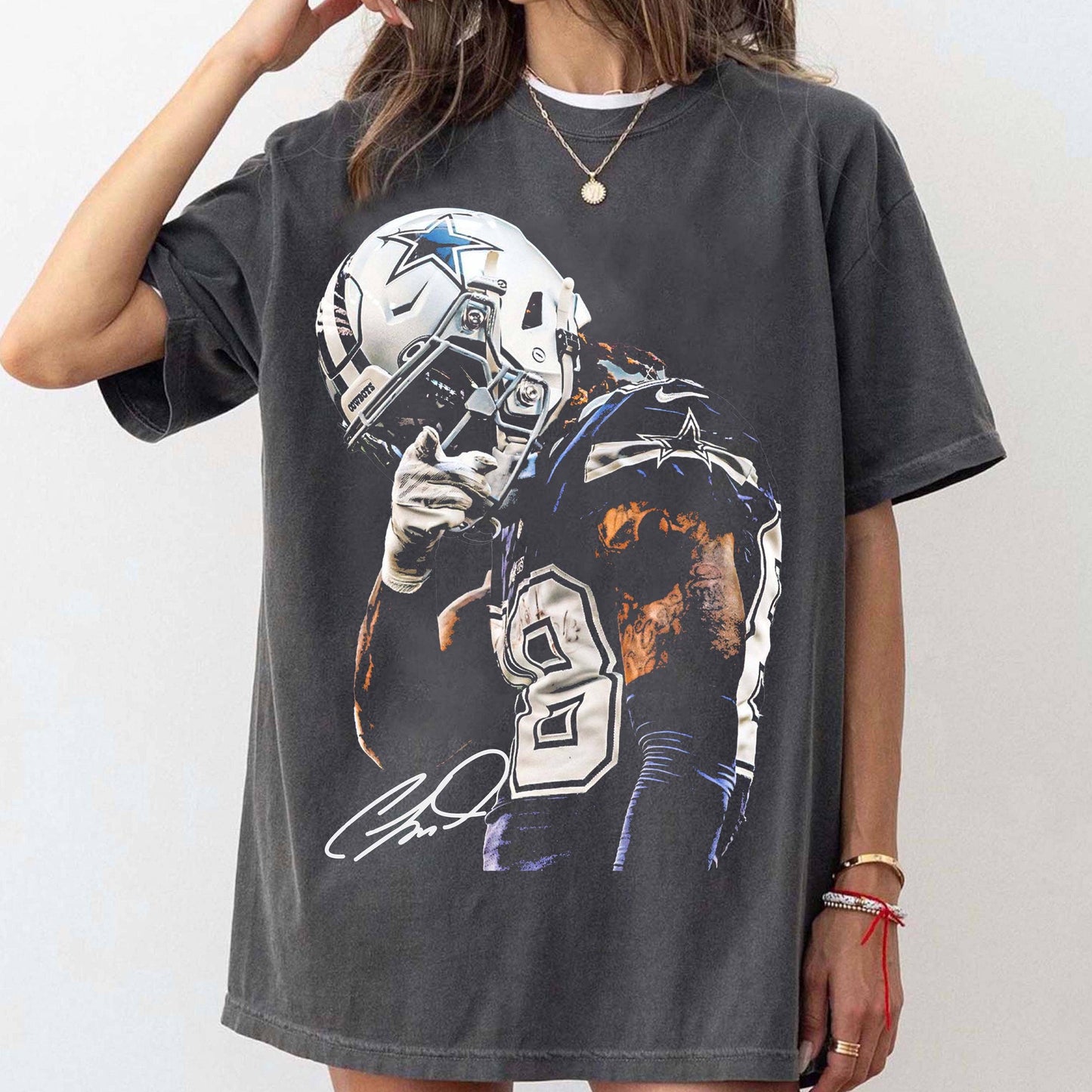 Vintage Ceedee Lamb American Football Tee Unisex T-shirt, Sweatshirt, Hoodie, Long Sleeve Tee - T-Shirt, Sweatshirt, Hoodie