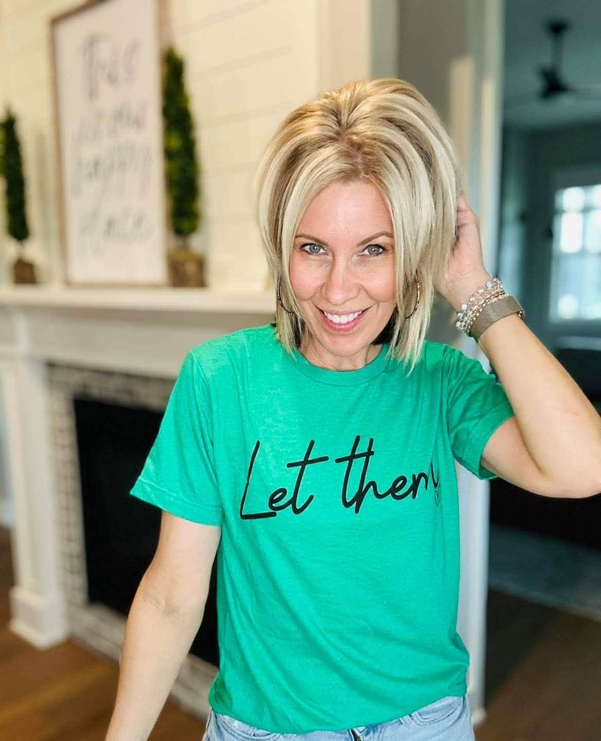 Let Them Kelly Green Women's Faith Graphic Tee Unisex T-shirt, Sweatshirt, Hoodie, Long Sleeve Tee - T-Shirt, Sweatshirt, Hoodie