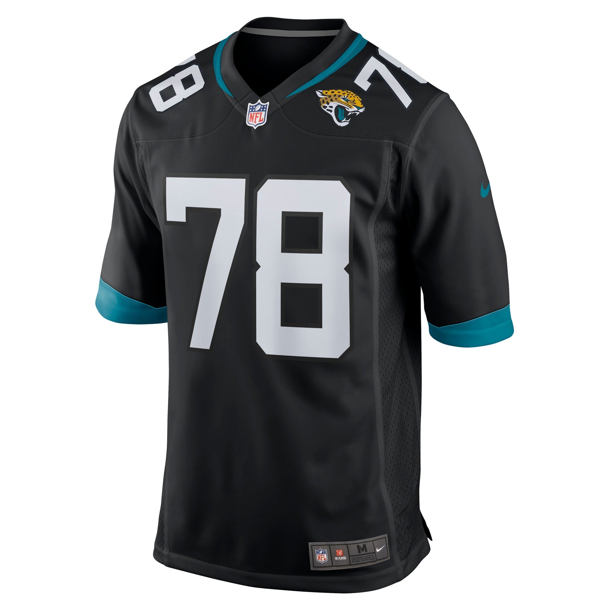 Ben Bartch Jacksonville Jaguars Game Jersey - Black football jersey product view 2