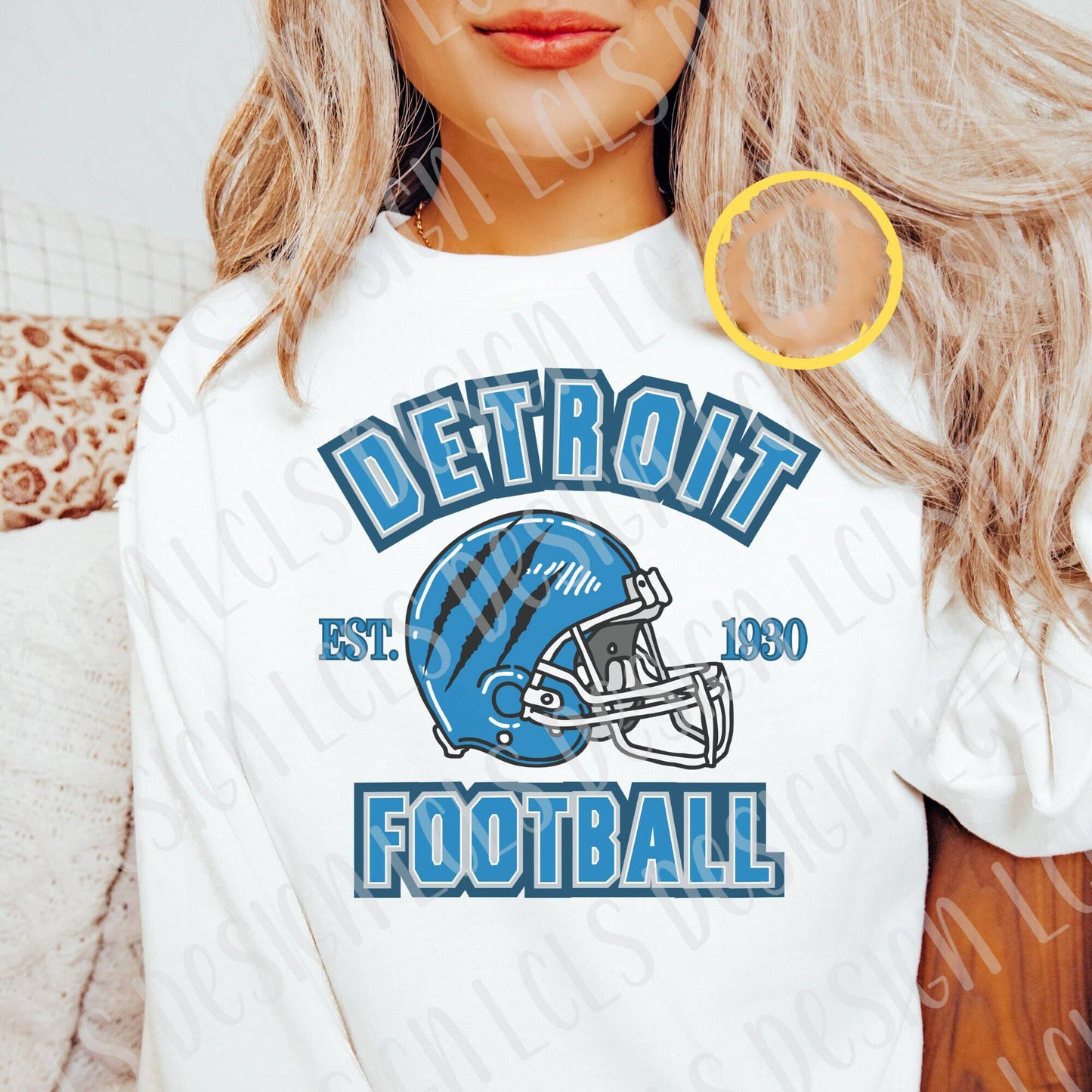 Detroit Football Football Helmet Decal Clipart Unisex T-shirt, Sweatshirt, Hoodie, Long Sleeve Tee - T-Shirt, Sweatshirt, Hoodie