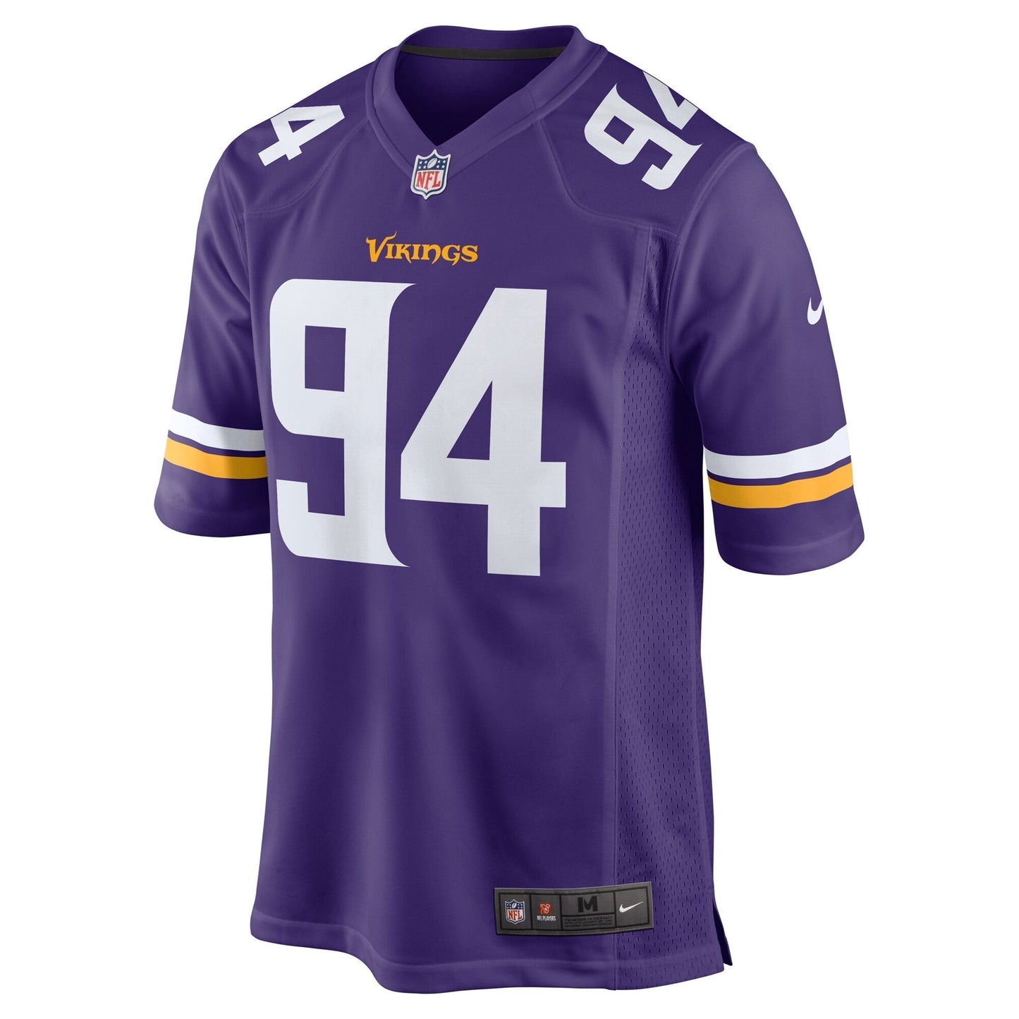 Dean Lowry Minnesota Vikings Game Jersey - Purple football jersey product view 2