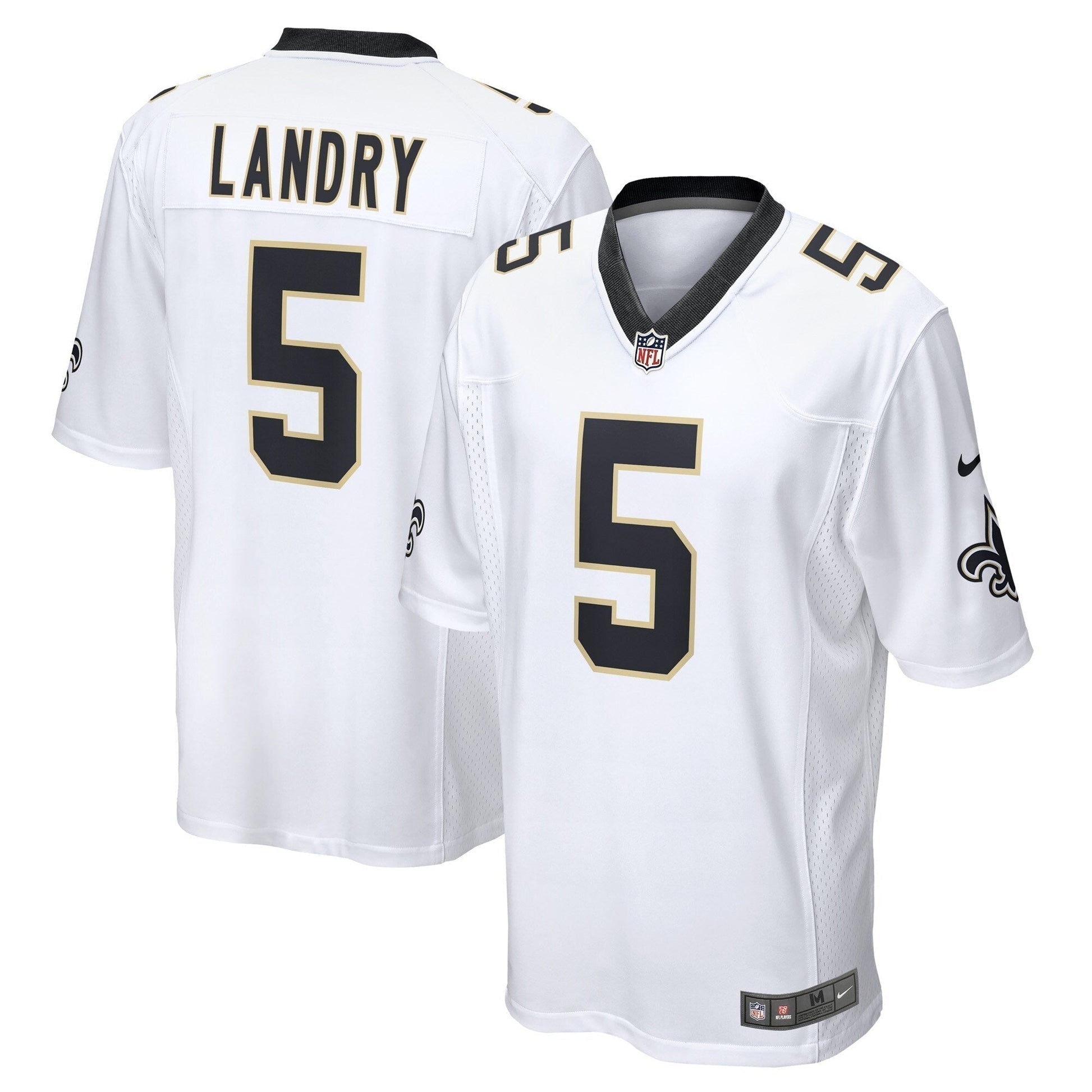 Jarvis Landry New Orleans Saints Game Jersey - White football jersey product view 1