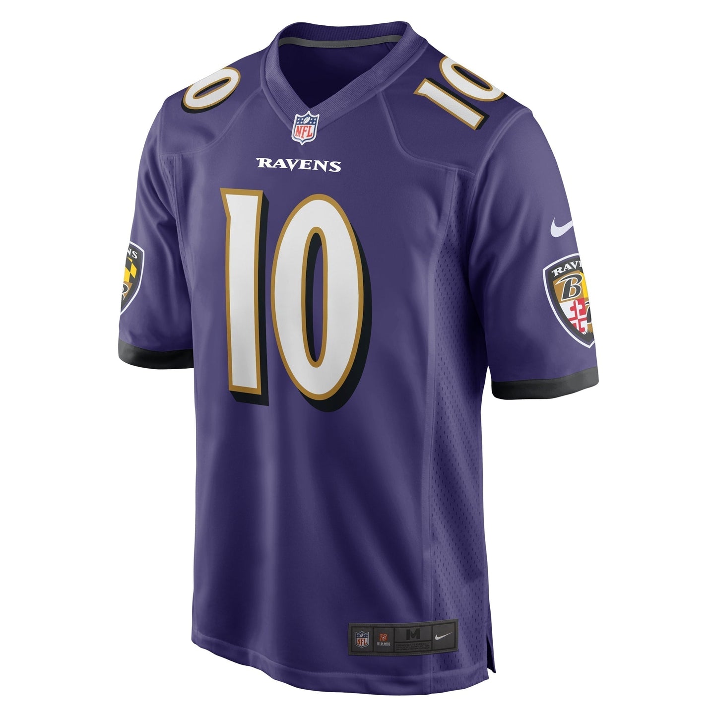 Arthur Maulet Baltimore Ravens Game Jersey - Purple football jersey product view 2