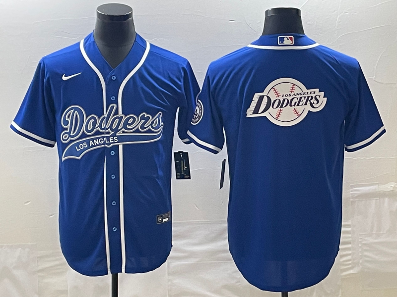 Men's Los Angeles Dodgers Royal Player Jersey Joint Edition baseball jersey product view 1