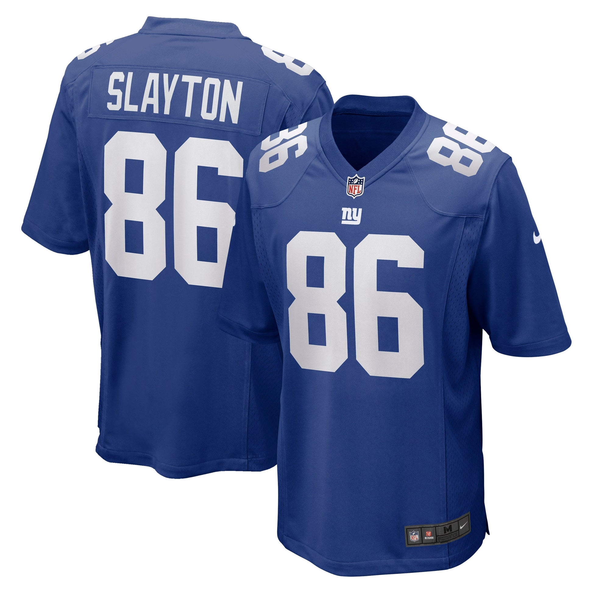 Darius Slayton New York Giants Game Jersey - Royal football jersey product view 1