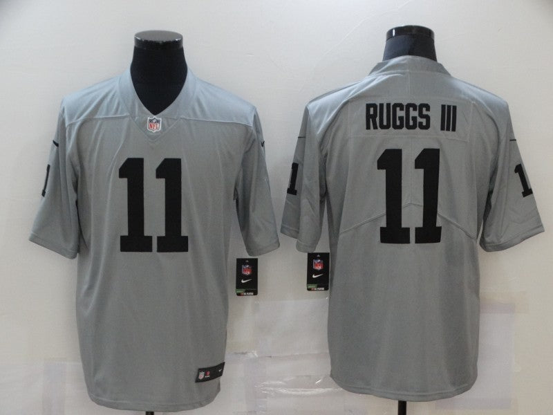Men's Las Vegas Raiders Henry Ruggs III #11 Gray Inverted Legend Jersey1 football jersey product view 1