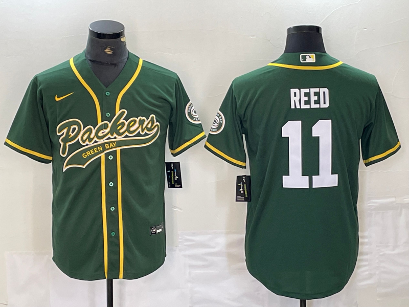 Men's Green Bay Packers Jayden Reed Green Player Jersey Joint Edition football jersey product view 1