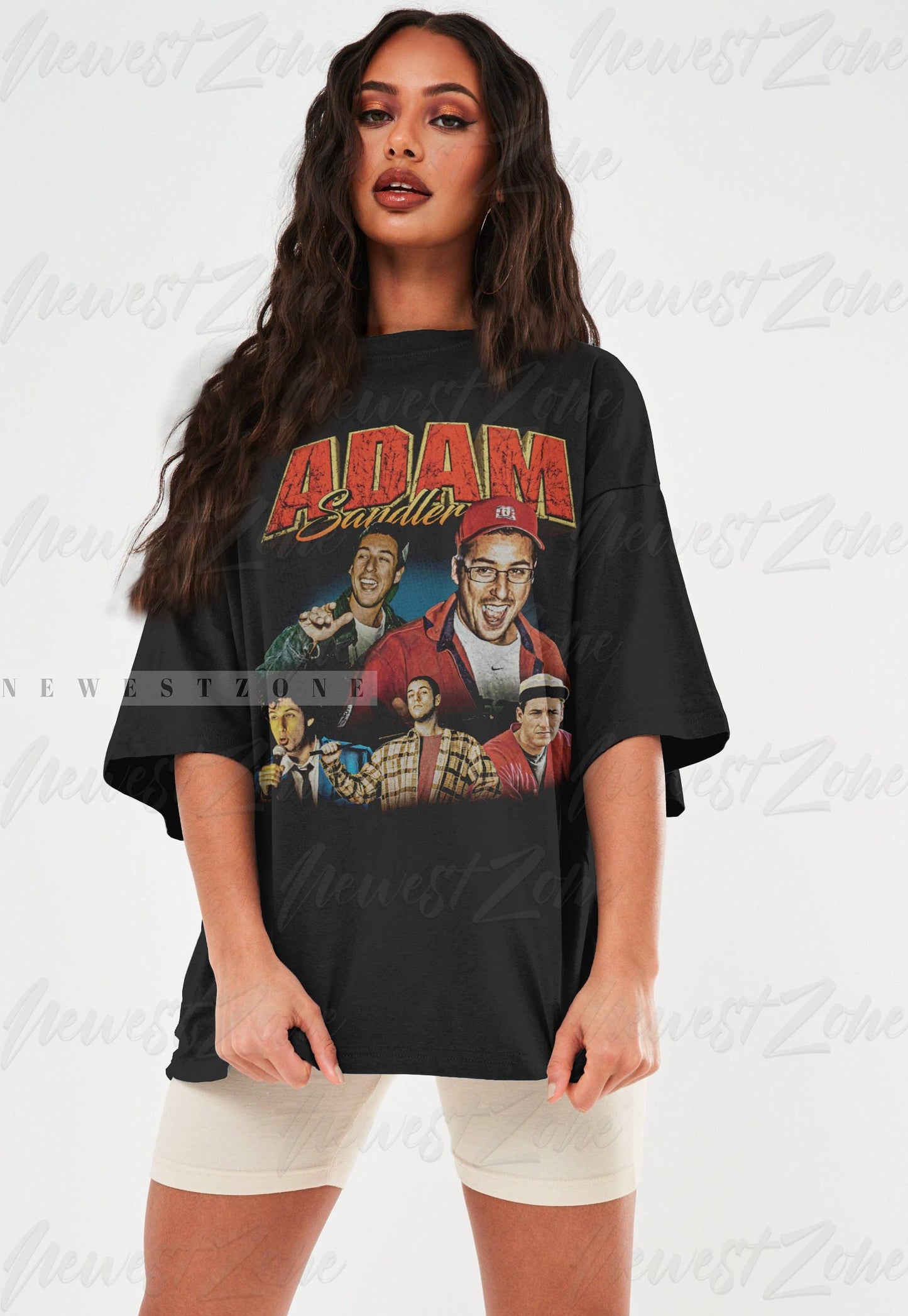 Adam Sandler Retro Vintage Graphic Tee Sweatshirt Gift Unisex T-shirt, Sweatshirt, Hoodie, Long Sleeve Tee - T-Shirt, Sweatshirt, Hoodie