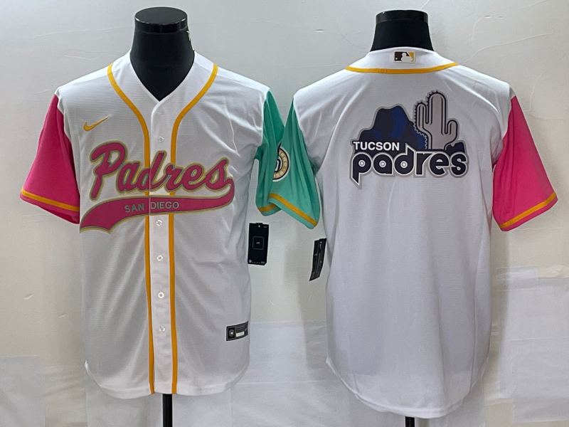 Men's San Diego Padres White City Connect Replica Team Jersey1 Joint Edition baseball jersey product view 1