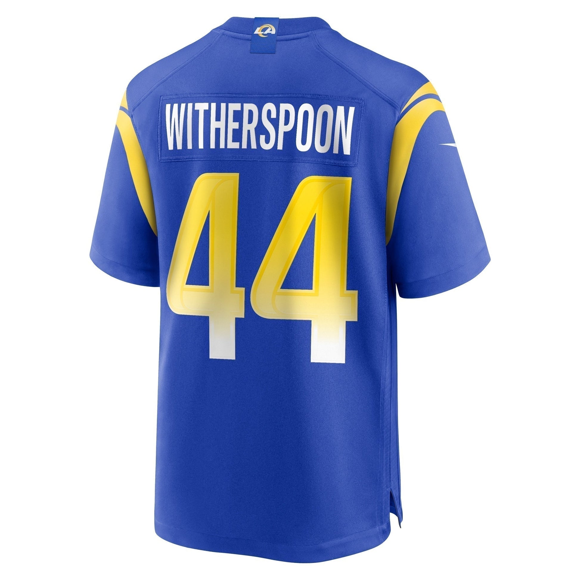 Ahkello Witherspoon Los Angeles Rams Game Jersey - Royal football jersey product view 3