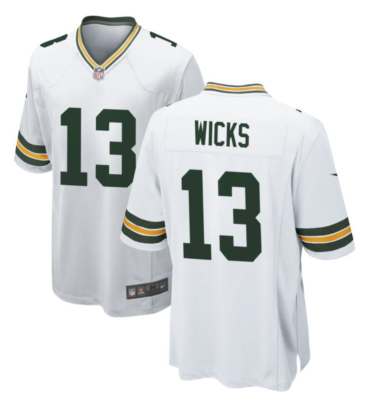 Dontayvion Wicks Green Bay Packers Jersey football jersey product view 1
