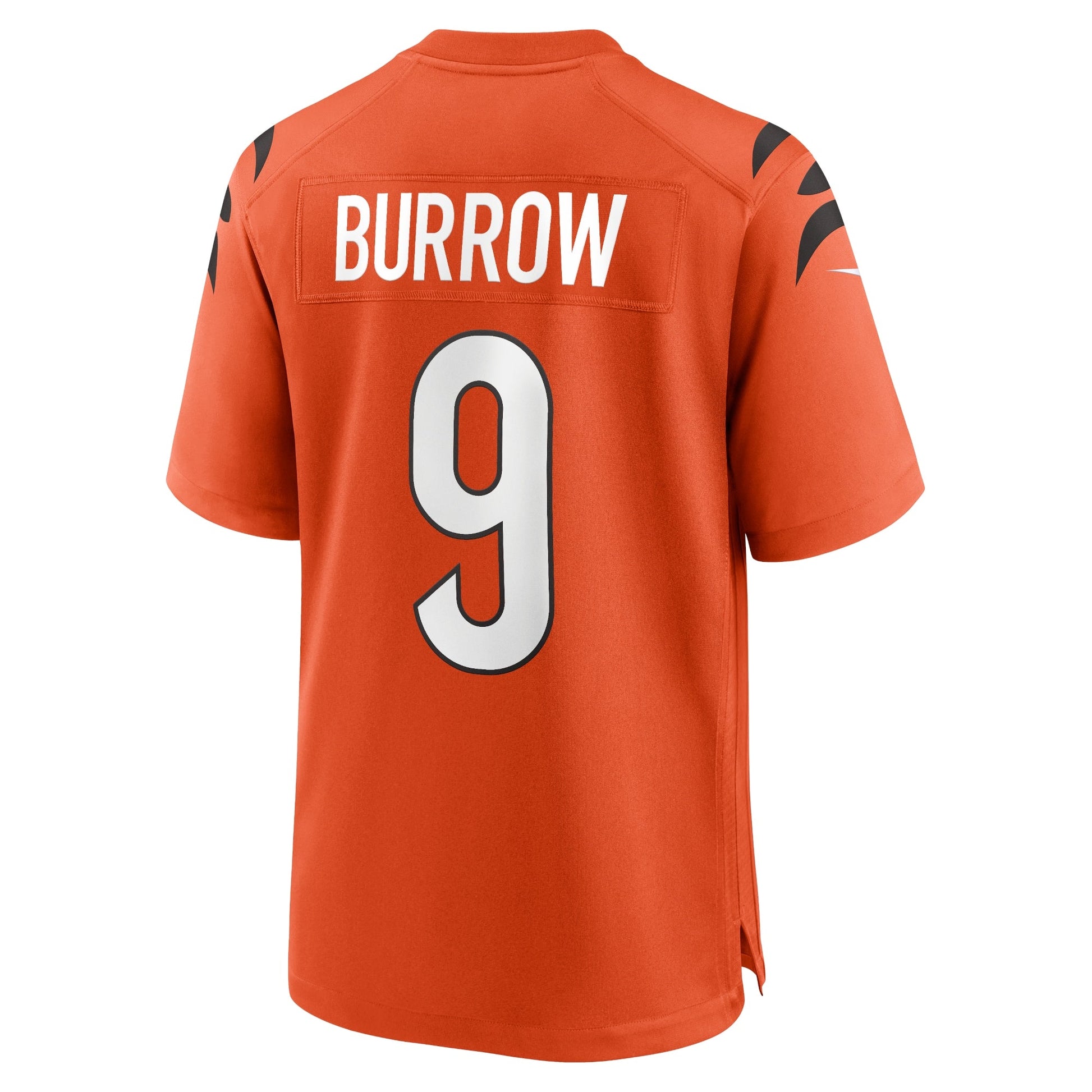 Joe Burrow Cincinnati Bengals Alternate Game Jersey - Orange football jersey product view 3