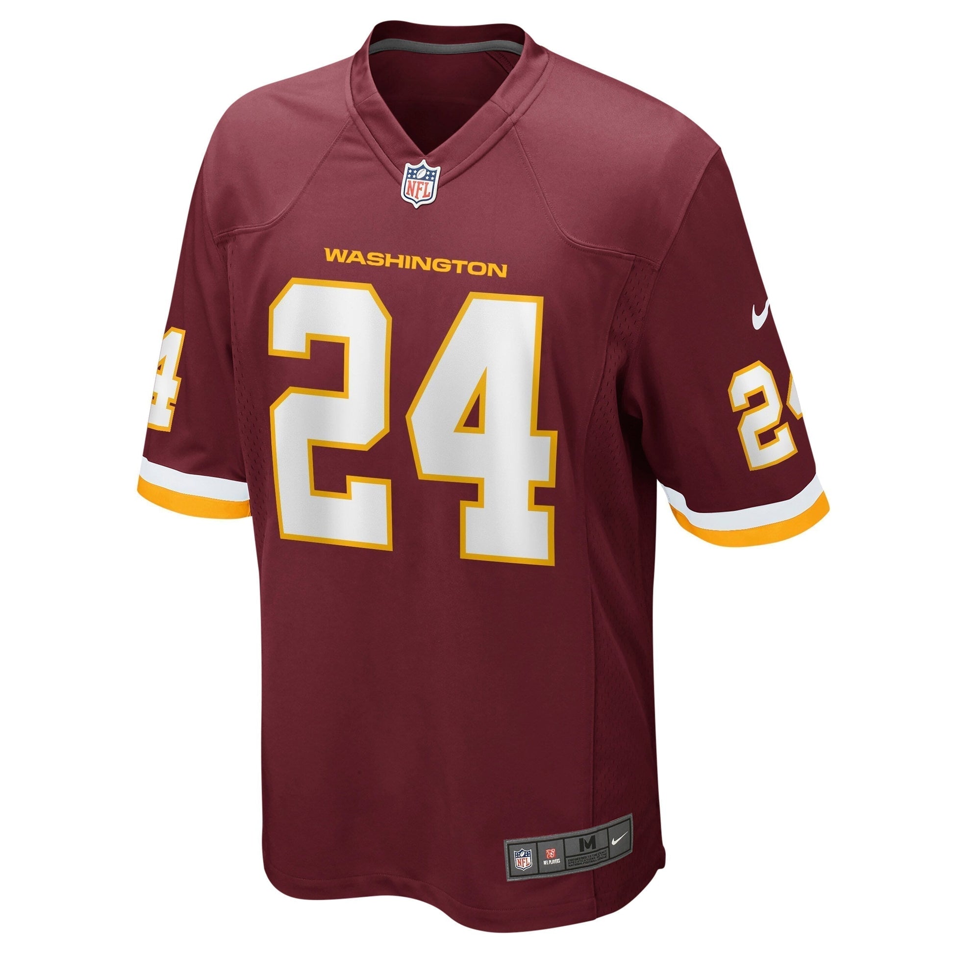 Antonio Gibson Washington Football Team Game Jersey - Burgundy football jersey product view 2