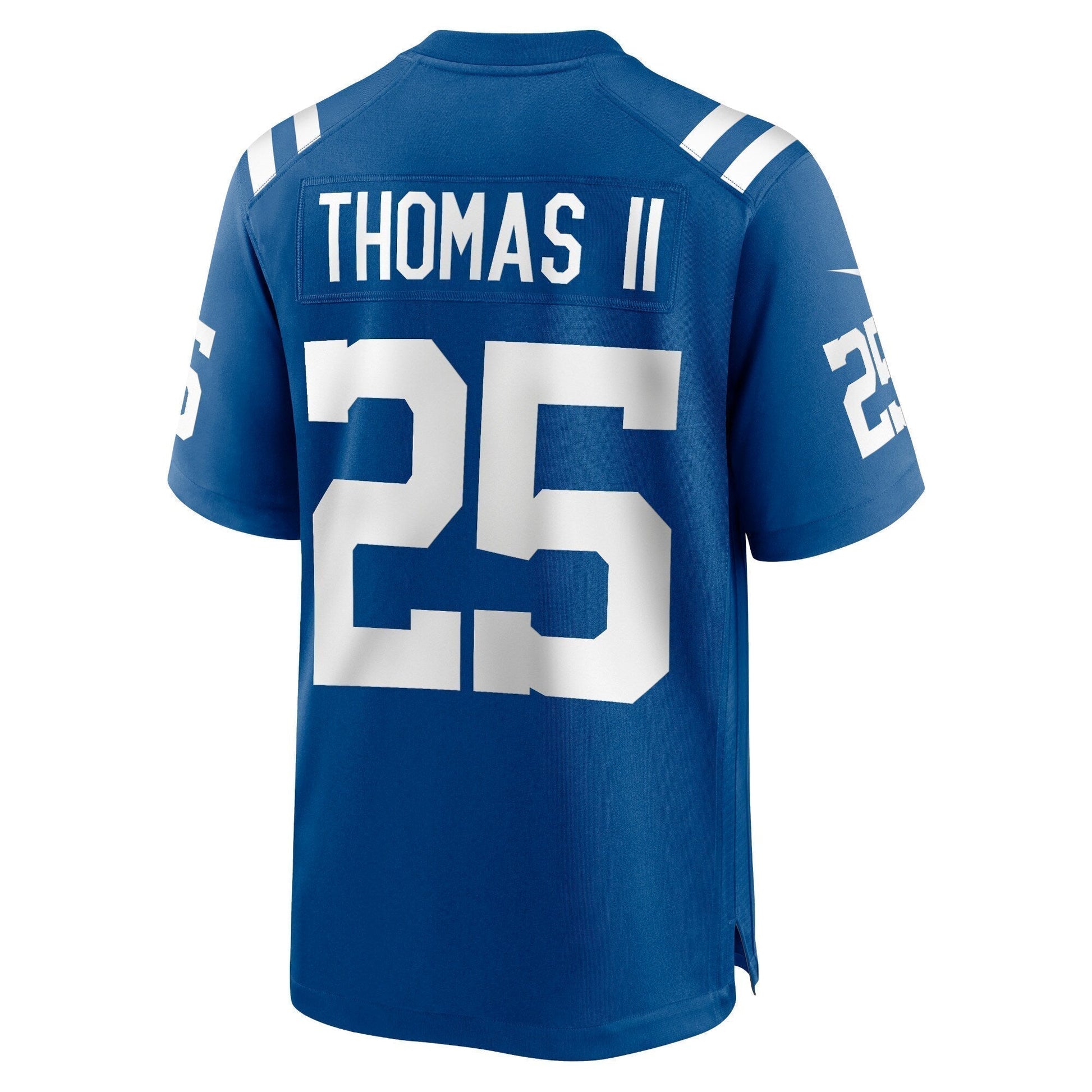 Rodney Thomas II Indianapolis Colts Game Jersey - Royal football jersey product view 3