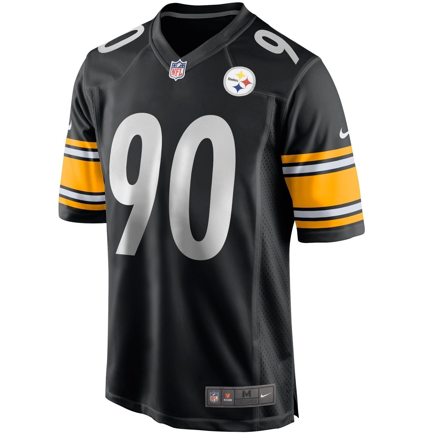 T.J. Watt Pittsburgh Steelers Game Jersey - Black football jersey product view 2