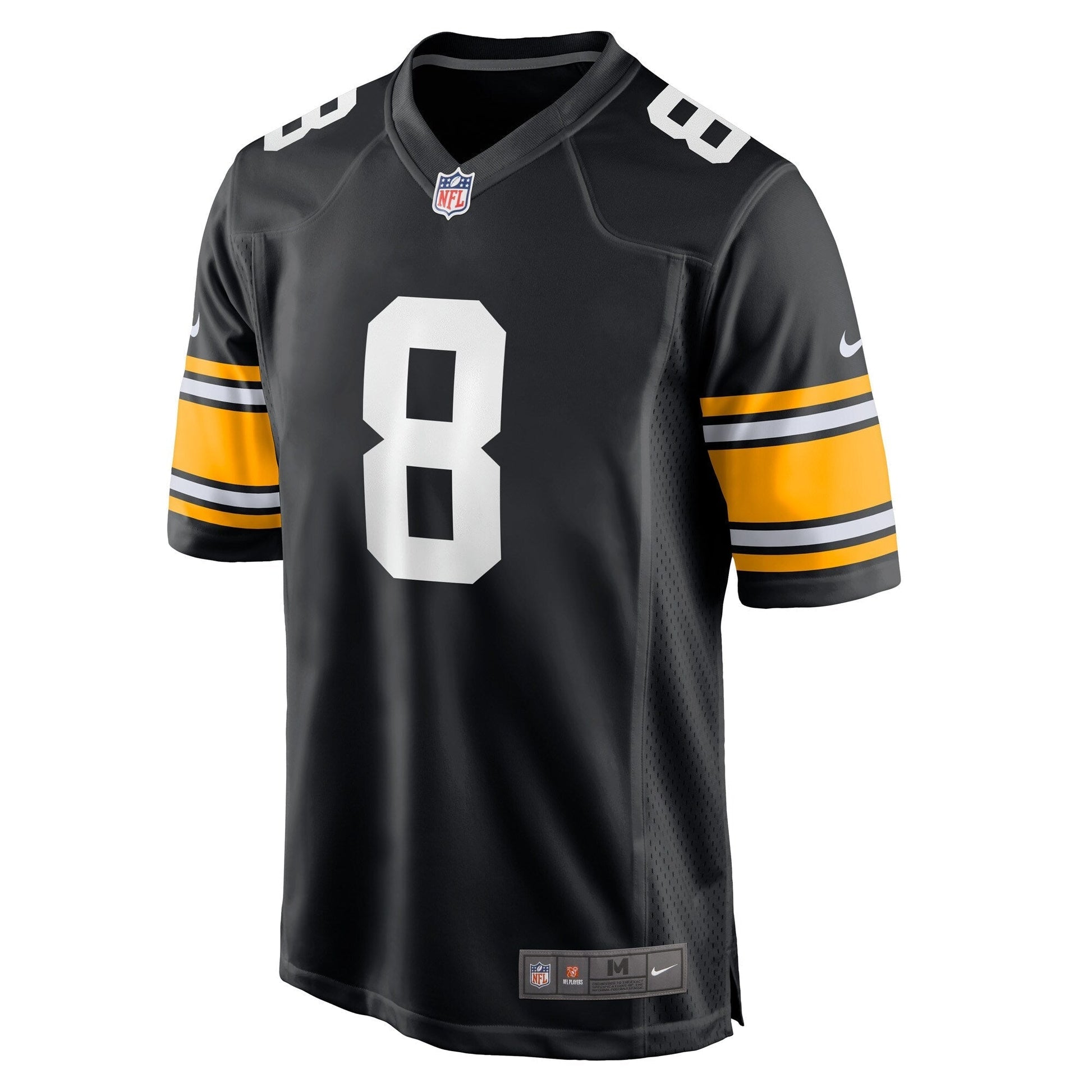 Kenny Pickett Pittsburgh Steelers Alternate Game Jersey - Black football jersey product view 2