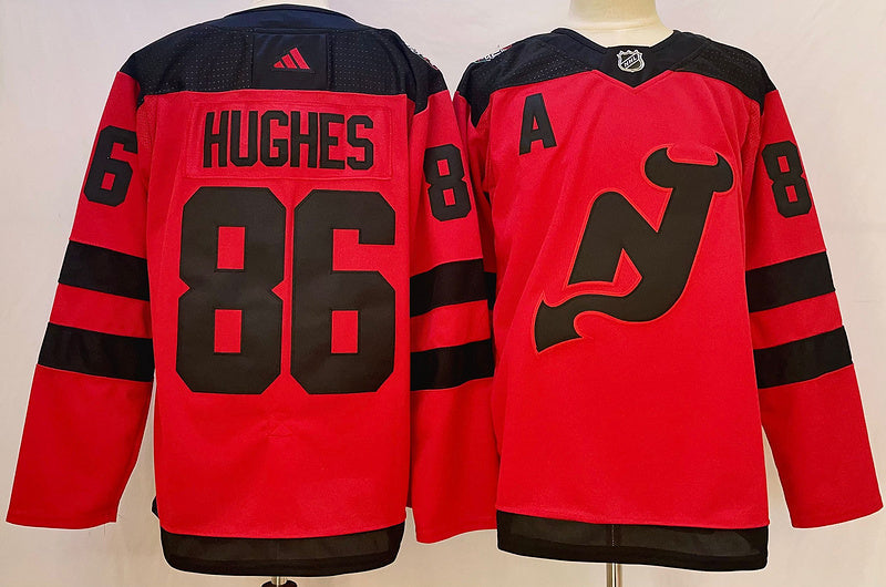 Men's New Jersey1 Devils Chris Kreider #86 Red Game Jersey1 sports jersey product view 1