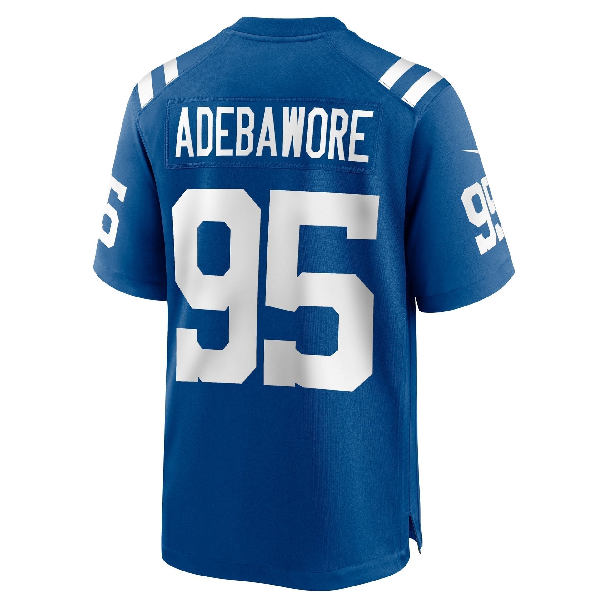 Adetomiwa Adebawore Indianapolis Colts Team Game Jersey - Royal football jersey product view 3