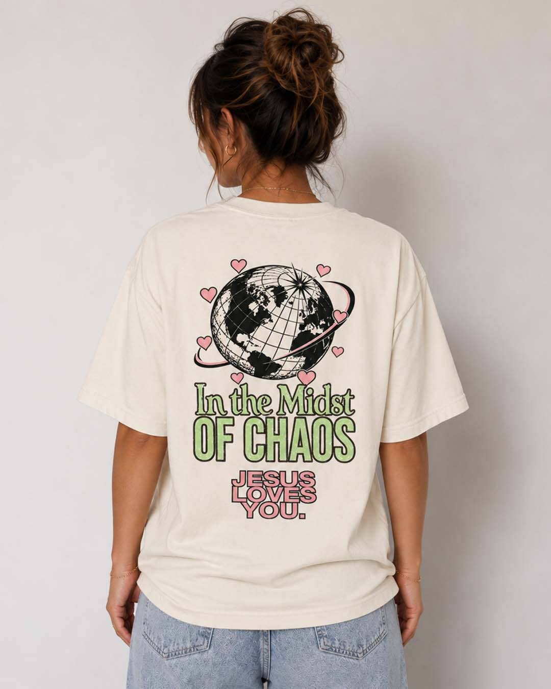 New || "in the Midst of Chaos" Tee Unisex T-shirt, Sweatshirt, Hoodie, Long Sleeve Tee - T-Shirt, Sweatshirt, Hoodie