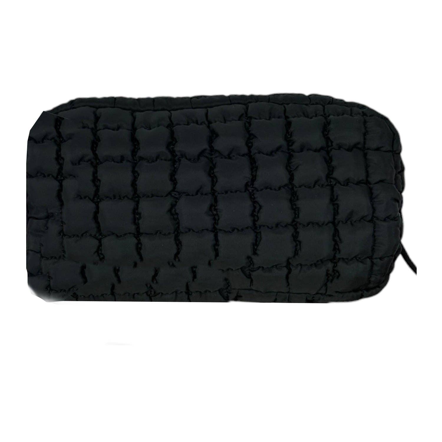 GZ-4282 Puffer Quilted Makeup Bag Black Unisex T-shirt, Sweatshirt, Hoodie, Long Sleeve Tee - T-Shirt, Sweatshirt, Hoodie