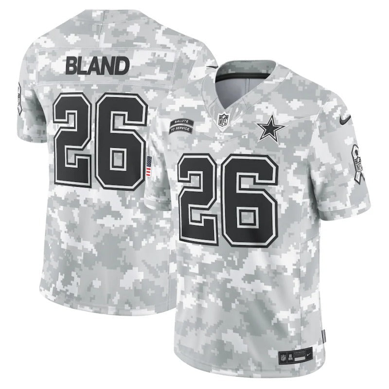 Daron Bland Dallas Cowboys Salute To Service 2024 Jersey football jersey product view 1