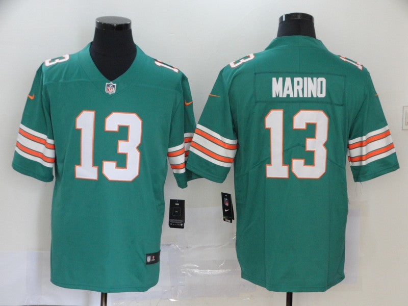 Men's Miami Dolphins Dan Marino Green Game Player Jersey football jersey product view 1