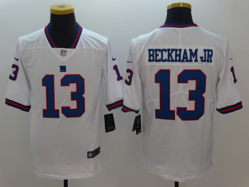 Men's New York Giants Odell Beckham Jr. White Game Player Jersey football jersey product view 1