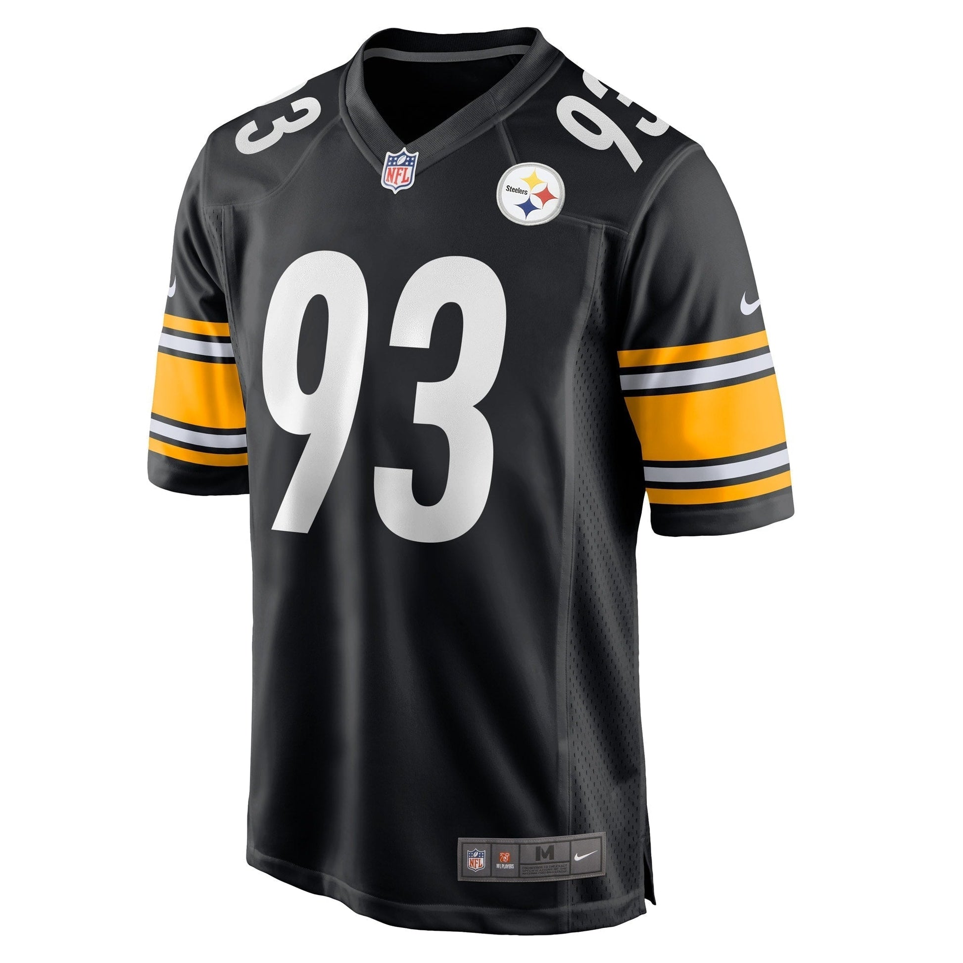 Mark Robinson Pittsburgh Steelers Game Jersey - Black football jersey product view 2