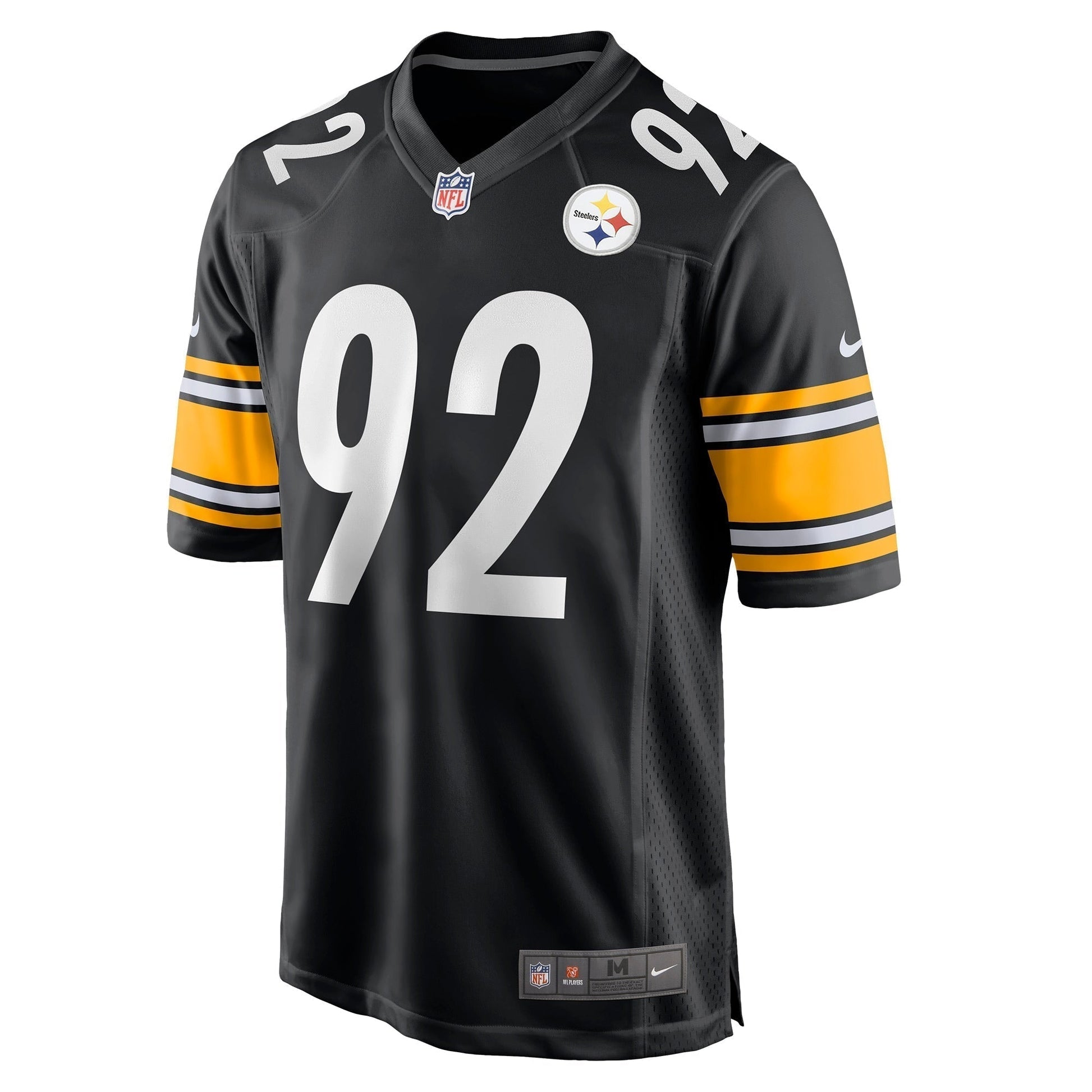 Isaiahh Loudermilk Pittsburgh Steelers Game Jersey - Black football jersey product view 2