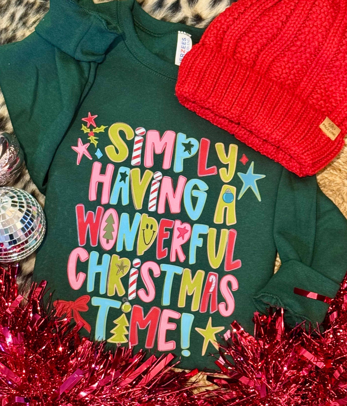 Simply Having A Wonderful Christmas Time Sweatshirt / Tee Unisex T-shirt, Sweatshirt, Hoodie, Long Sleeve Tee - T-Shirt, Sweatshirt, Hoodie