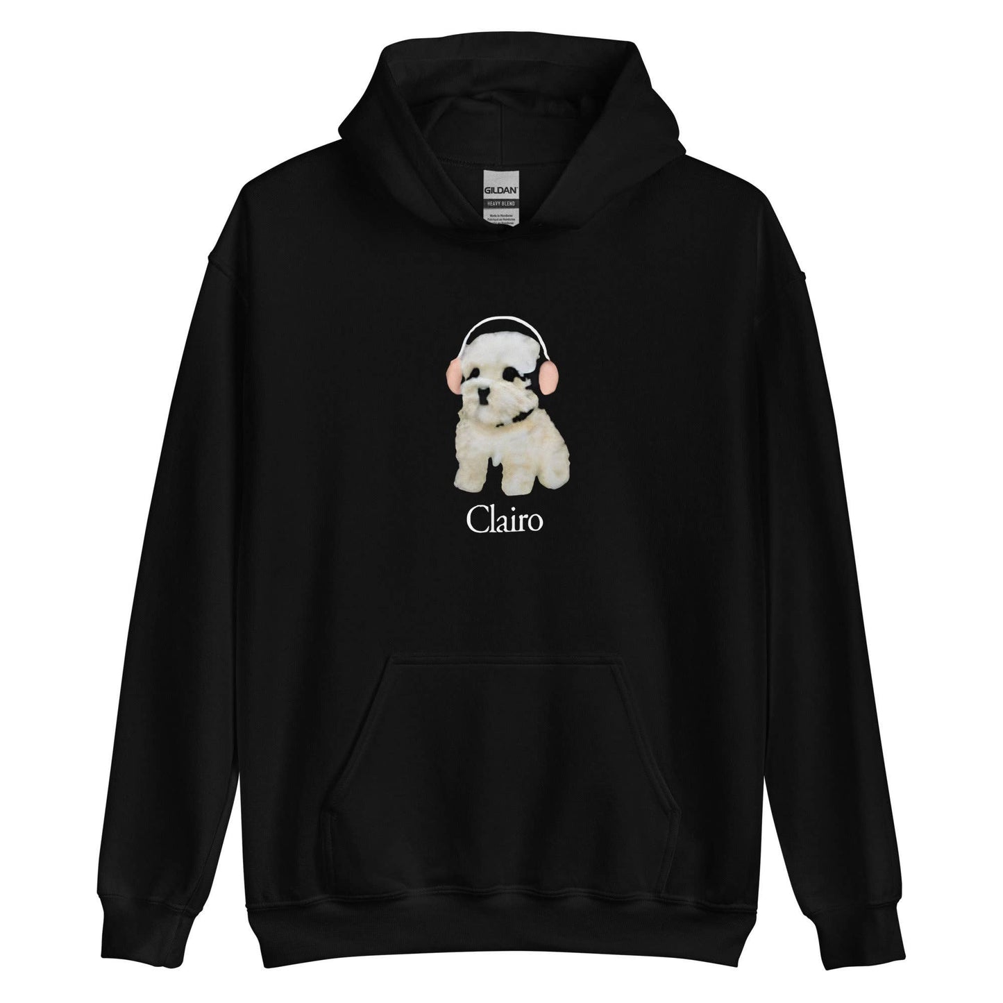 Clairo Dog Pup Headphones Funny Unisex Hoodie For All Ages Unisex T-shirt, Sweatshirt, Hoodie, Long Sleeve Tee - T-Shirt, Sweatshirt, Hoodie