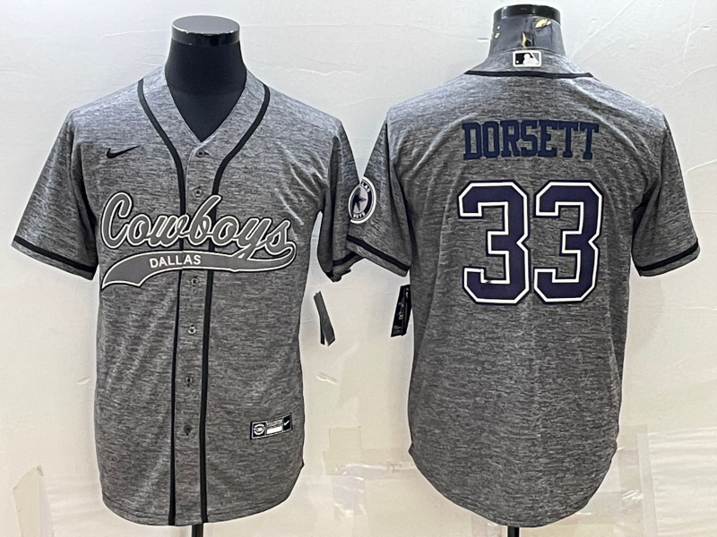 Men's Dallas Cowboys Tony Dorsett Gray Player Jersey Joint Edition football jersey product view 1